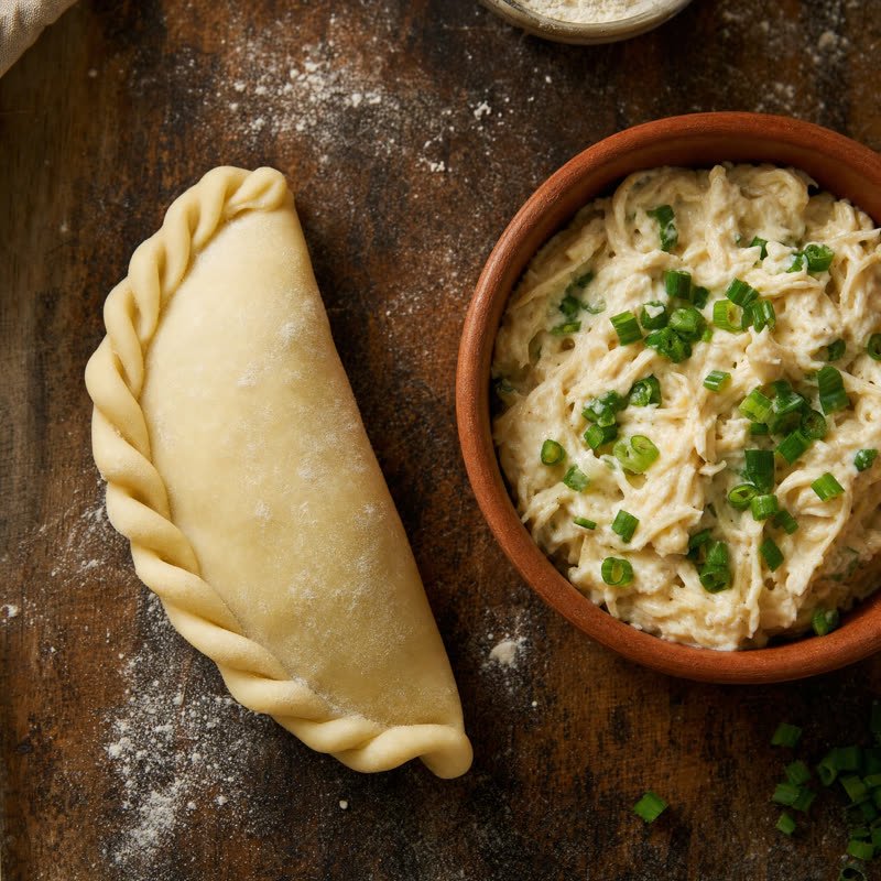 Empanada de pollo al verdeo